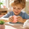 Crunchy Crackling Peach Squishy Toy Building Blocks Realistic Fruits Pinch  for Kids Adults