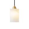 Spanish Alabaster Bedside Pendant Light - Minimalist Design for Master Bedroom, Hallway, or Foyer