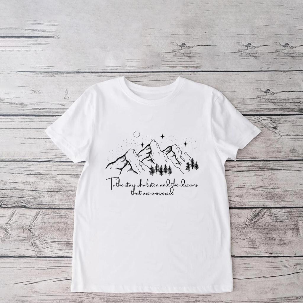 Футболка ZX TEE Velaris Футболка Ночной Двор Шипы и Розы Футболка Город Звезд SJM Мерч Толстовка ACOTAR Подарок