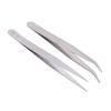 Set Straight Elbow Fish Plants Eyebrow Clip Phone Repair Tools Stainless Steel Tweezers Pliers Tool