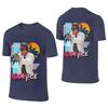 Retro Miami Vice 80s Sonny Crockett Tribute Campus Style Reversible Tshirtniche Design Solid Colors Unisexs Tshirts