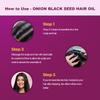 Onion Black Seed Hair Oil-Prevending Hair Breakage-Strength Hair-Essentail Oils Boosts Shine-Suitable For All Hair Types, 15ml