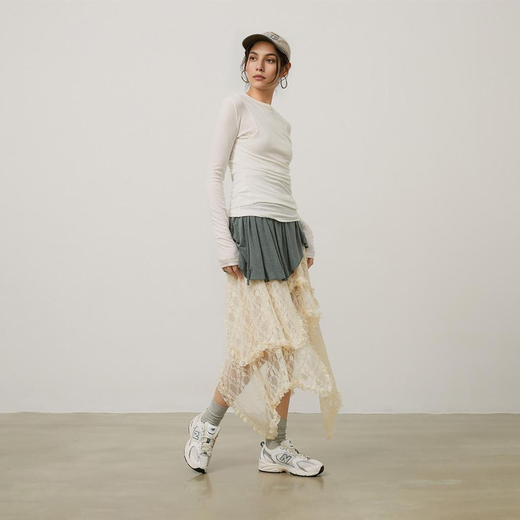 New Balance Кроссовки унисекс 530 Sea Salt Marsh Green Кремово-белые MR530SX