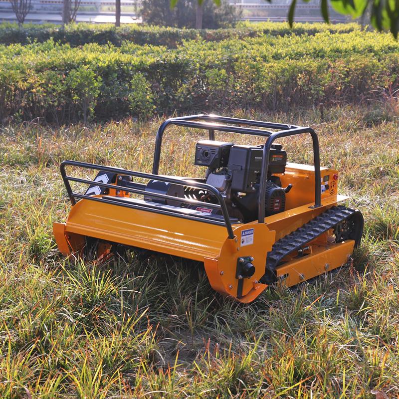 ES Crawler Type Remote Control DIY Wireless Automatic Lawn Mower Robot Outdoor Lawn Mowers Flail Mower