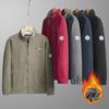 Men's Polar Fleece Stand-Up Collar Jacket: Autumn/Winter, Large Size, Sports & Outdoor, Warm Plus Velvet.