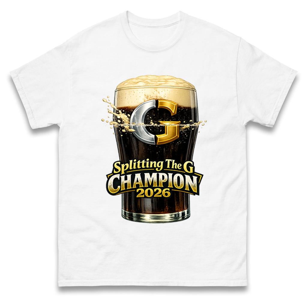 Splitting The G Champion T Shirt Tshirt Mens Womens Unisex Tops Tees