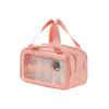Women's Waterproof Large-Capacity Travel Makeup Bag with Wet/Dry Separation and Transparent Swim Compartment