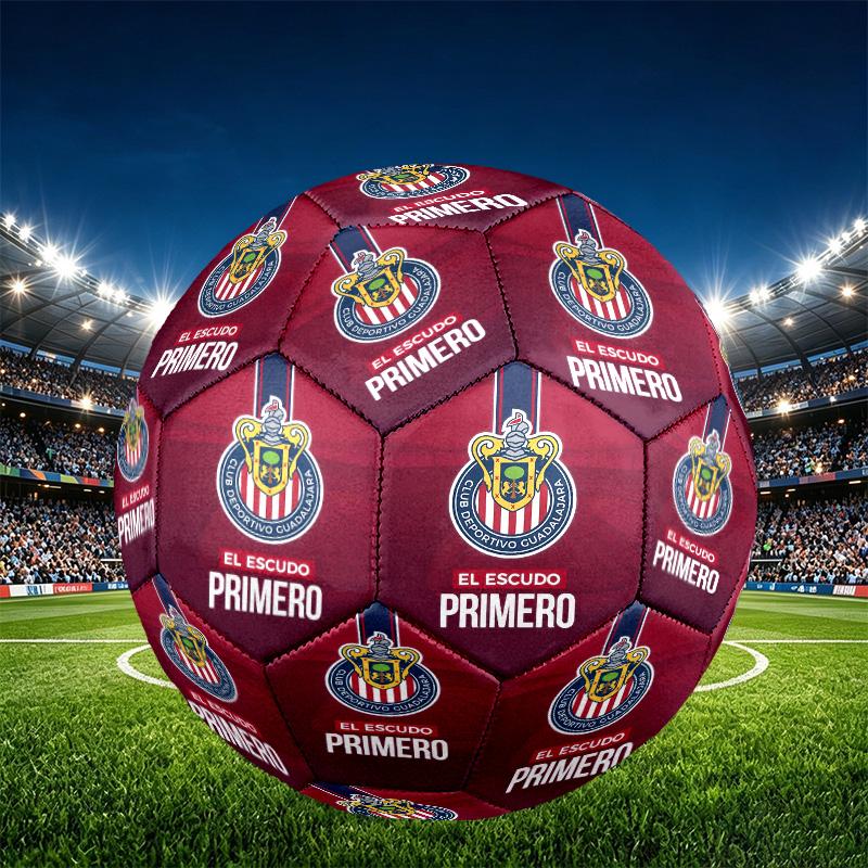 Футбольный мяч Club Deportivo Guadalajara, размер 5, из износостойкого ПУ, для матчей, тренировок и ежедневных занятий, подарок на день рождения для футбольных болельщиков