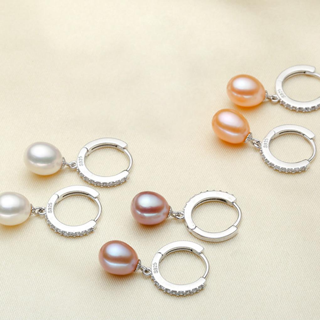 2X Жемчужные серьги Подвеска на ухо Модная бижутерия Разноцветные Тонкая работа Не ржавеющие Милый подарок Женские аксессуары