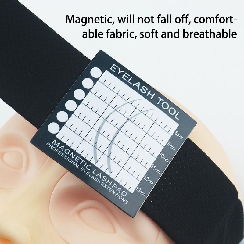 Магнитная подушечка для наращивания ресниц, повязка на голову, платок, полотенце для лба, планшет для ресниц, инструмент для макияжа, принадлежности для наращивания ресниц