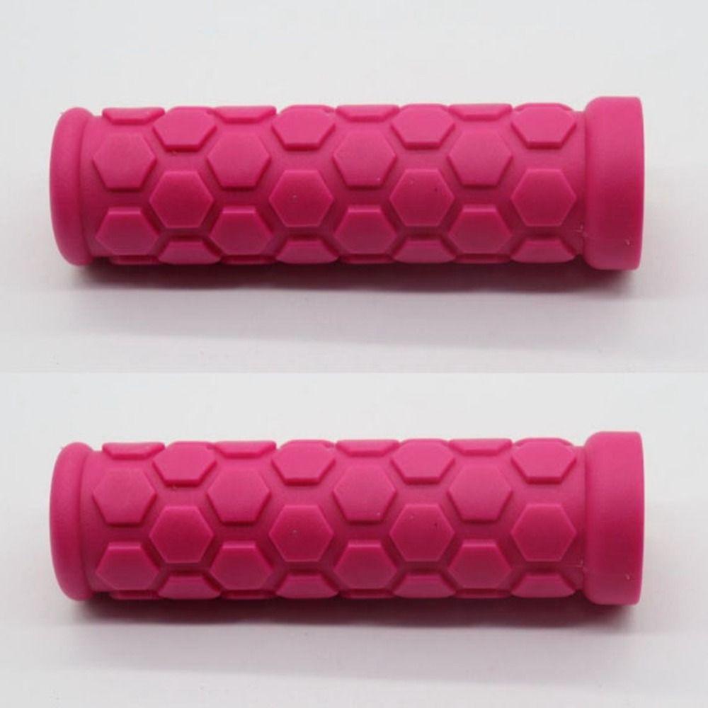 1 Pair Anti-slip Bicycle Handlebar Cover Shock Absorption Rubber Grip Mountain Bike Accessories