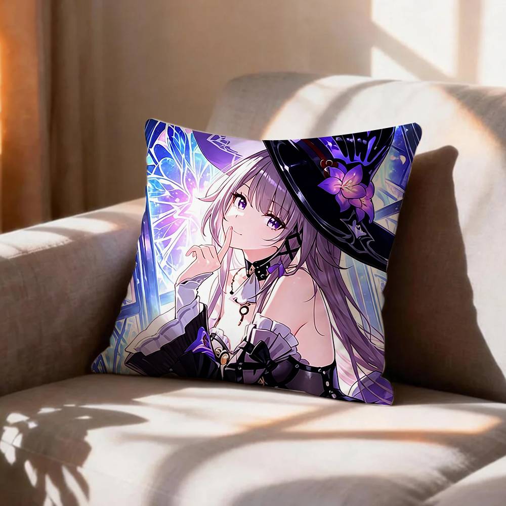 Neverness to Everness JJiuyuan Pillow Case Pattern Printed Pillowcase For Living Room Sofa Cushion Cover