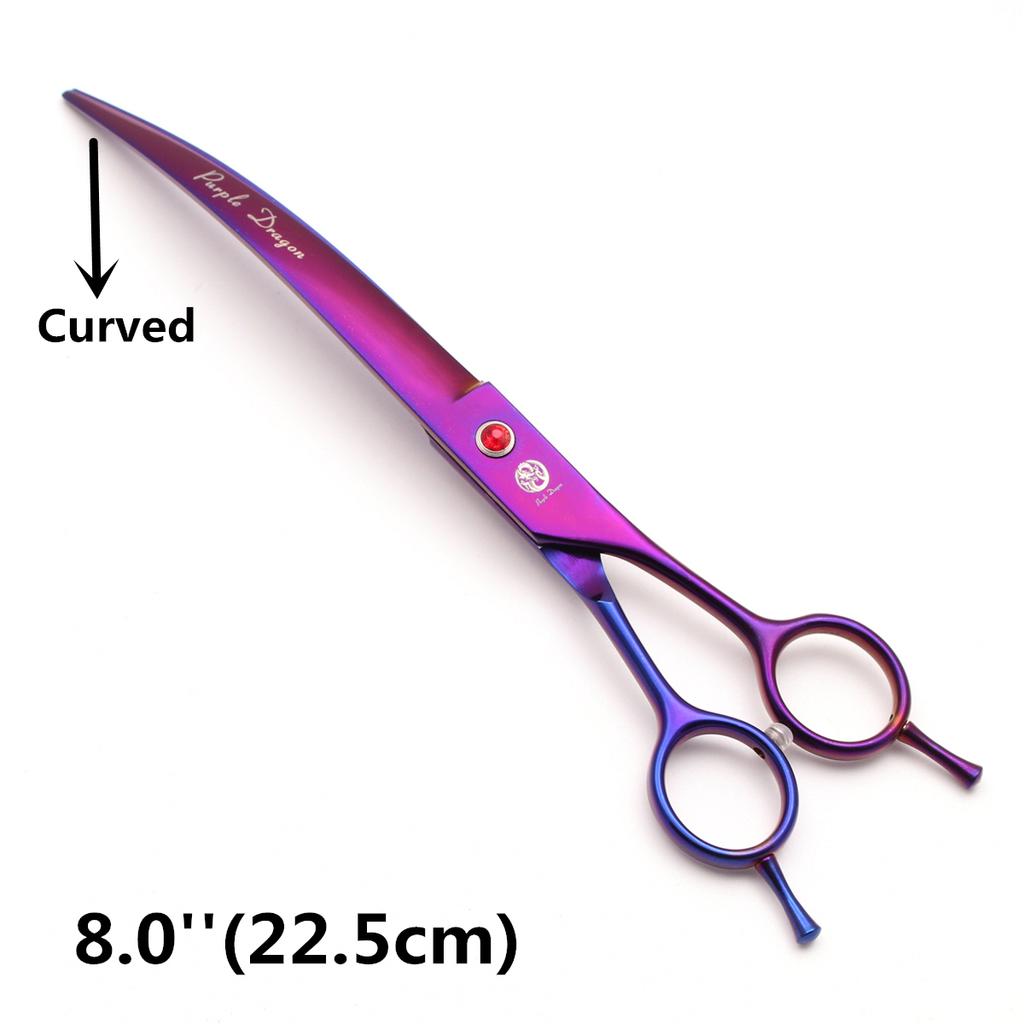 7.0'' 8.0'' ножницы для ухода за домашними животными филировочные ножницы профессиональные изогнутые ножницы для кошек и собак расческа для стрижки волос Z3005
