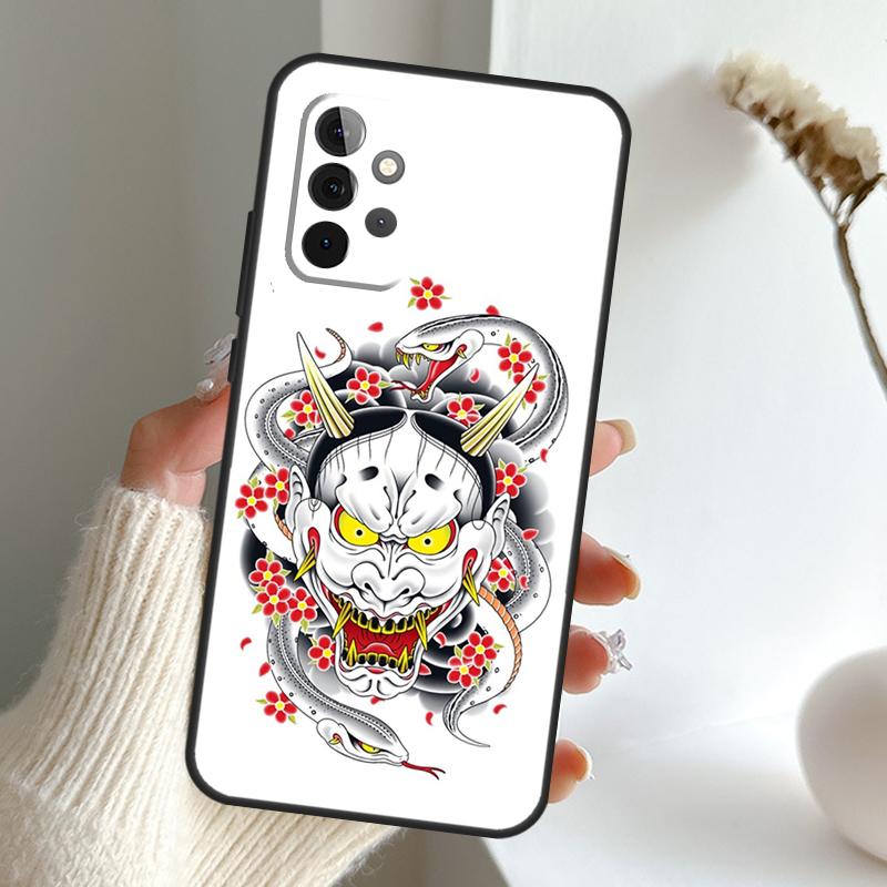 Чехол для телефона Yakuza Goro Majima's Hanya для Samsung Galaxy A51 A71 A12 A22 A32 A52 A72 A13 A23 A33 A54 A53 A34 A73 A21S A52S