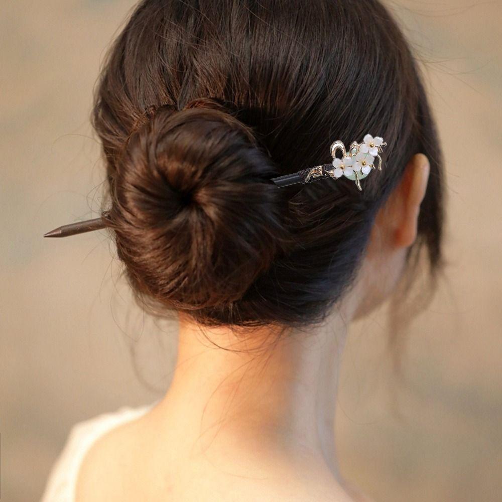 Tool Ancient Headwear Hanfu Hair Sticks Ancient Style Hairpin Chinese Style Headwear Wooden Hairpin