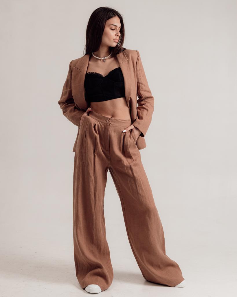 Suit Lennoy Sandrom 9776 S (36) Camel (jacket, Trousers)