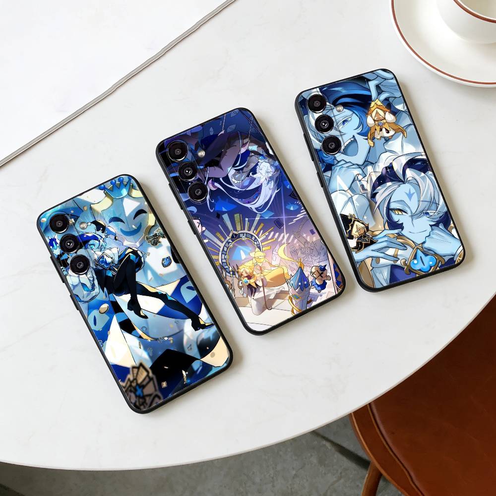 S-Shadow M-Milk Cookie Phone Case For Samsung Galaxy A20,21s,22,31,32,52,53,72,73,80,91 Soft Black Shell