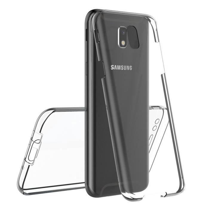Coque pour Samsung Galaxy J5 2017 J530 - Housse Gel TPU Intégrale Transparent Protection Avant Arrière Silicone Phonillico®