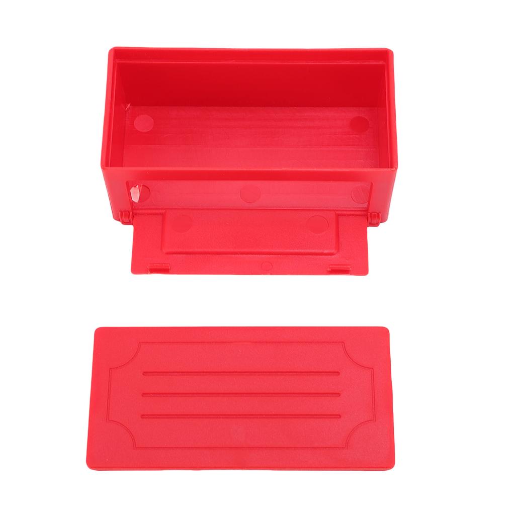 Model Car Decorative Box Simulated Toolbox Luggage Storage Case for RC Off Road and Engineering Vehicle Red