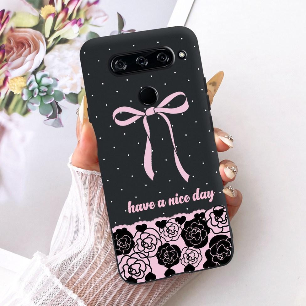 Чехол для телефона для LG V40 ThinQ Чехол Эстетичный Милый Модный Забавный Расписной Корпус для LG V40 ThinQ V405 LM-V405 LM-V409N