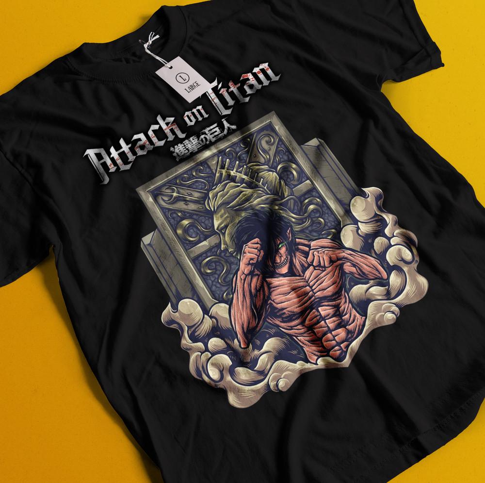 Attack On Titan Shirt Eren Mikasa Tshirt Levi T-Shirt AOT Erwin Sasha Armin Tee