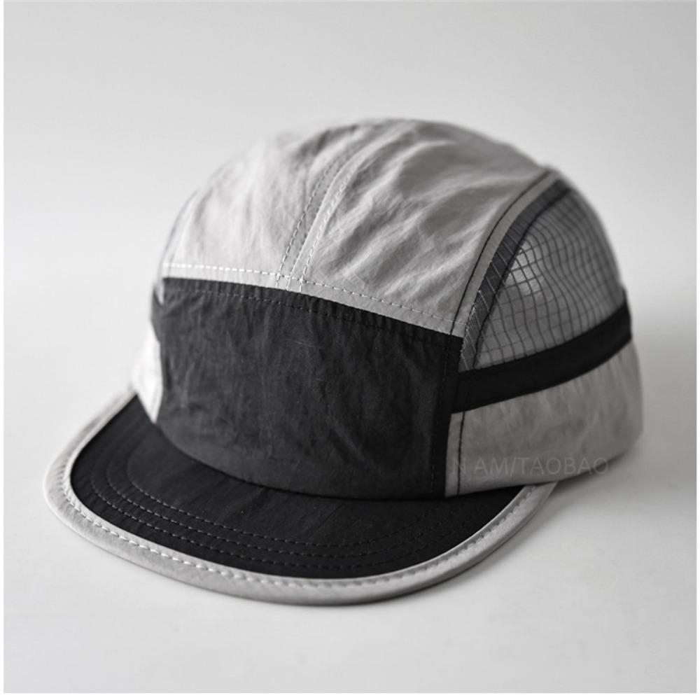 Nylon Quick Dry Hat 5 Panel Sunshade Cap Fashion Baseball Caps For Running, Camping