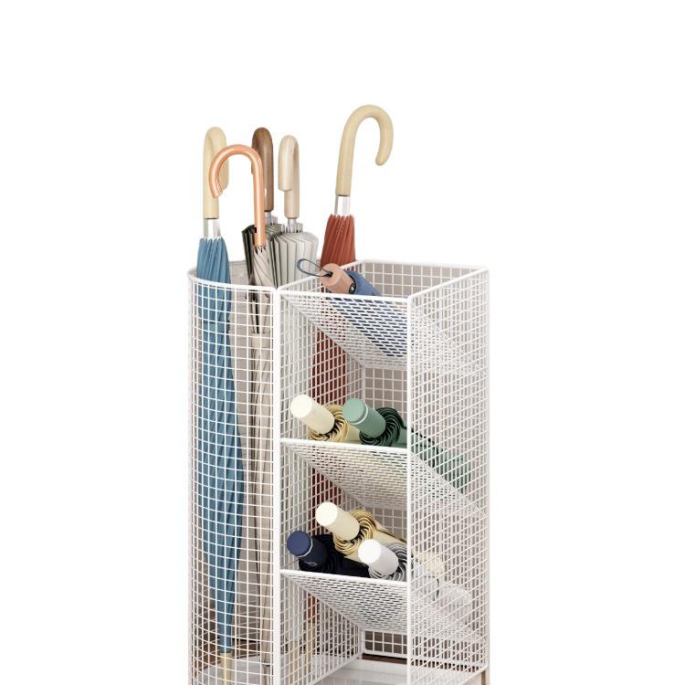 Commercial Lobby & Household Umbrella Rack: Entryway Storage and Drainage Solution