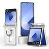 Роскошный зажим-кошелек с откидным слотом для карт и телефона для Samsung Z flip 7 6 5 5G Flip6 zflip5 zflip6 Кольцо для пальца Ударопрочные поликарбонатные чехлы