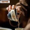 130 мл Расписной Гайвань с Камелиями Винтажная Чайная Чашка-Миска с Крышкой Набор Крышка для Заваривания Чая Аксессуары для Напитков Ремесло