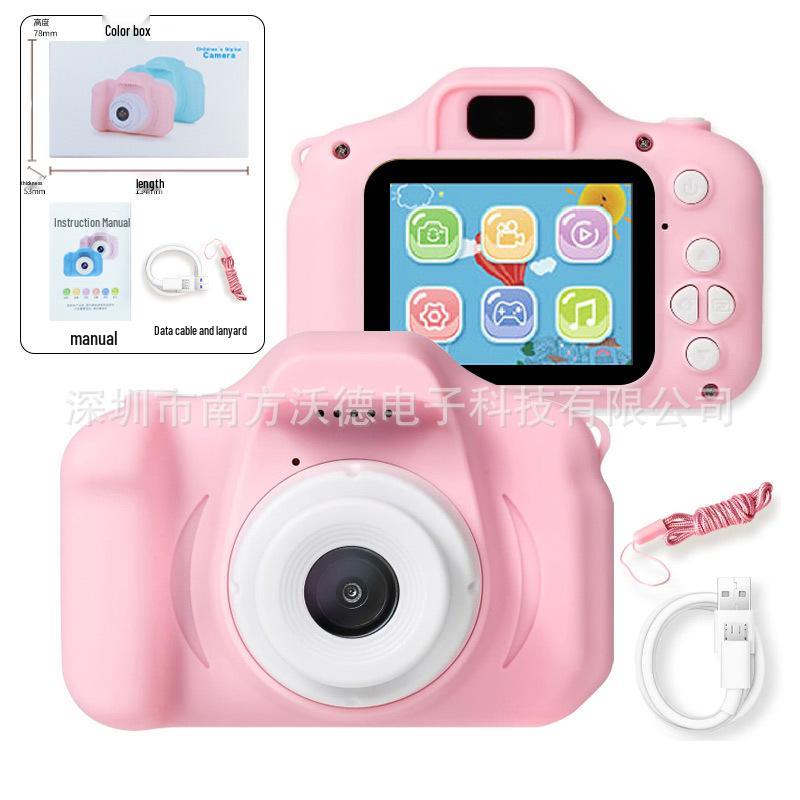 Cross-Border Digital Cartoon Kids Mini SLR Sports Camera Toy