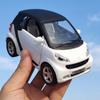 1:32 Металлическая литая модель автомобиля Mercedes Benz Smart Mini из сплава, имитация, Детская игрушка, Коллекционные предметы, Хобби, Украшения, Праздничный подарок
