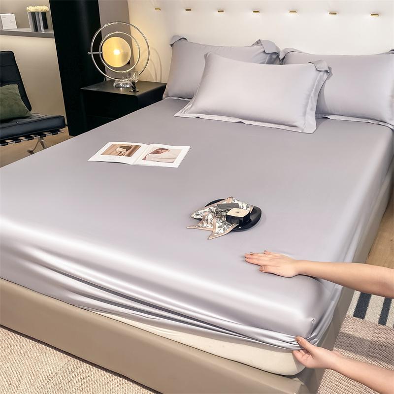 Набор из 3 шт., 100% бамбуковый чехол для матраса, наматрасник, простыня с резинкой, простыня, 1000 нитей, размер Queen King Size