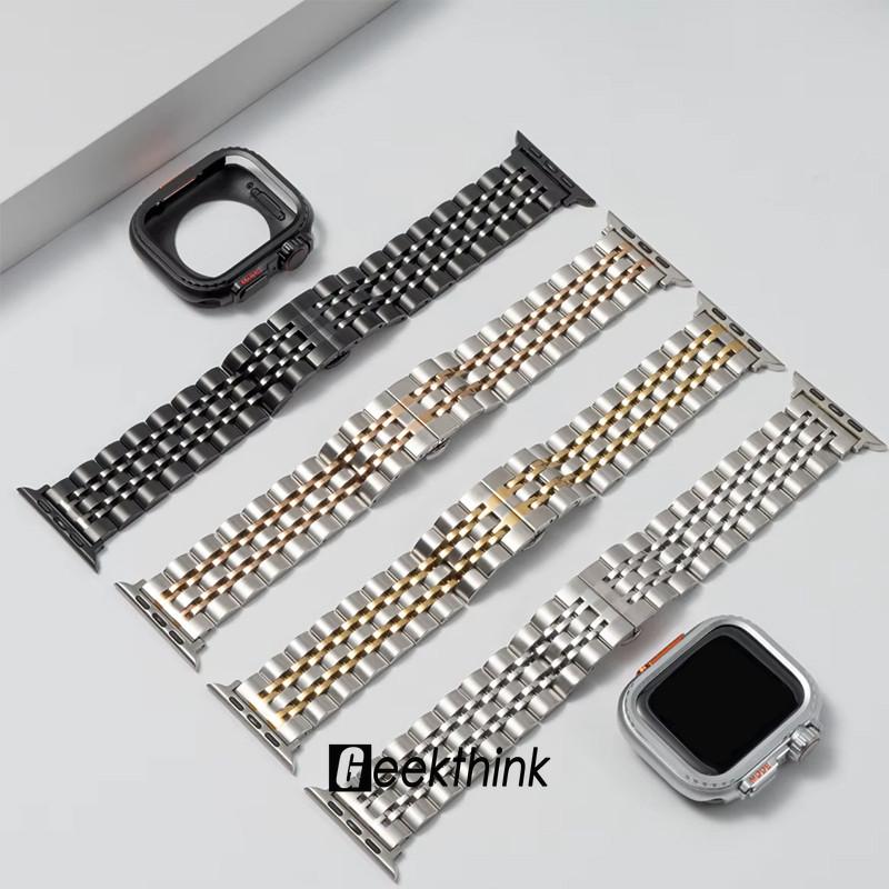 Металлический ремешок + Металлический корпус для Apple Watch Series 11 46 мм 42 мм Ultra 3/2/1 49 мм 45 мм 44 мм Ремешок для Series 11 10 9 8 7 6 5 SE2 SE3 4