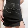 Металлическое кольцо поясная цепочка женская ретро многослойная цепочка с бахромой цепочка для тела в наличии