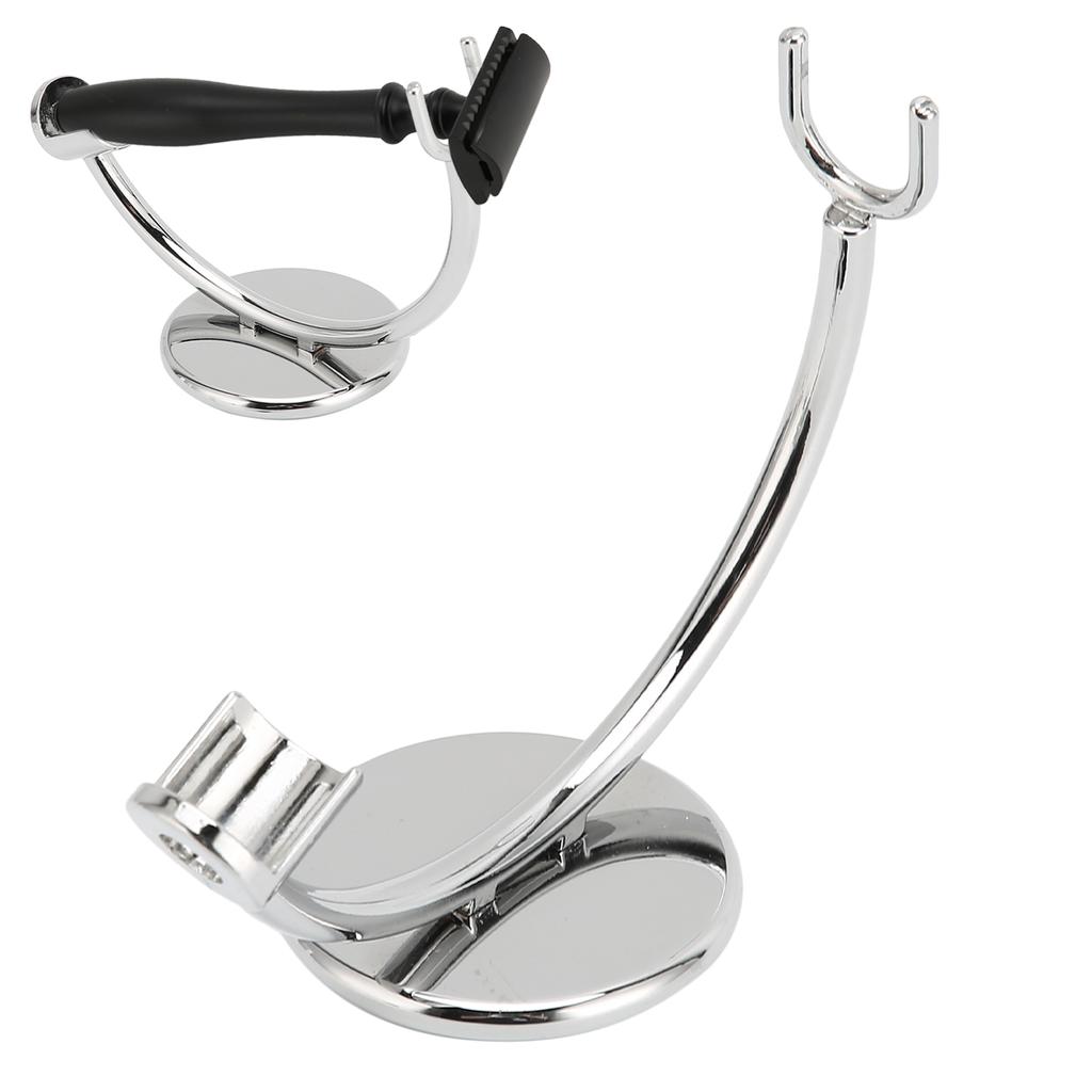 Подставка для бритвы из нержавеющей стали, держатель кисточки для бритья с одной головкой, аксессуары для безопасной поддержки