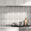 2PCS Vintage PVC Self Adhesive Tile Sticker Oil Proof Waterproof Wall Sticker  Kitchen Counter