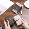 Японский милый кошелек для свежего сыра: Женский креативный трехскладной кошелек для монет и визитница