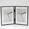 5 And 7 Inch Double Sided Transparent Fold Dual Photo Frame For Decor Home