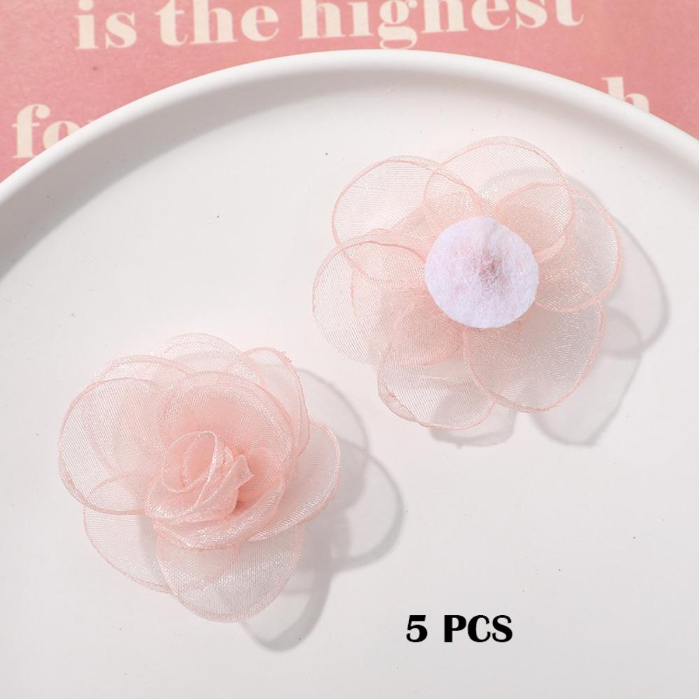 5 шт. Плетение сеткой Материал для серег Ручная работа Аксессуары для одежды Новый аксессуар для волос-зажим