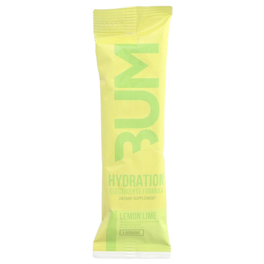 Raw Nutrition Hips, Hydration, Electrolyte Formula, Lemon Lime, 20 Packets, 5.8g (0.2oz) Each
