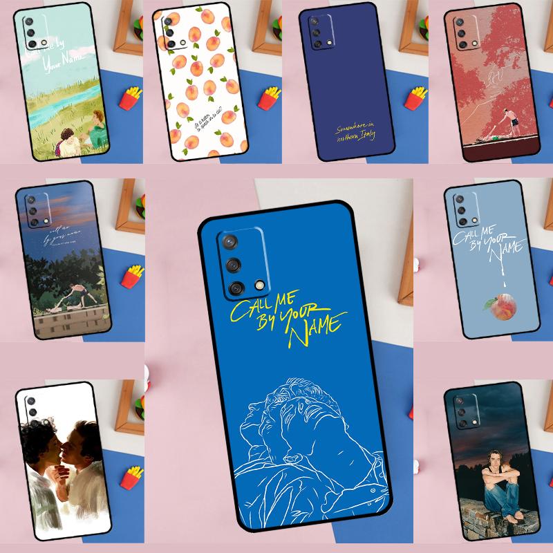 Чехол 'Назови меня своим именем' для Oppo A78 A98 A80 A40 A60 A18 A38 A58 A15 A17 A77 A74 A94 A54 A57S A16 A76 A96