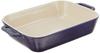 Staub Dish Granblue 27 X Ceramic Gratin Dish Oven Microwave Safe Japanese Dish "Rectangular 20cm" [Authorized Product] 40508-591
