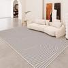High-quality Striped Carpet, Suitable for Living Room and Bedroom, Suitable for Home Decoration.
