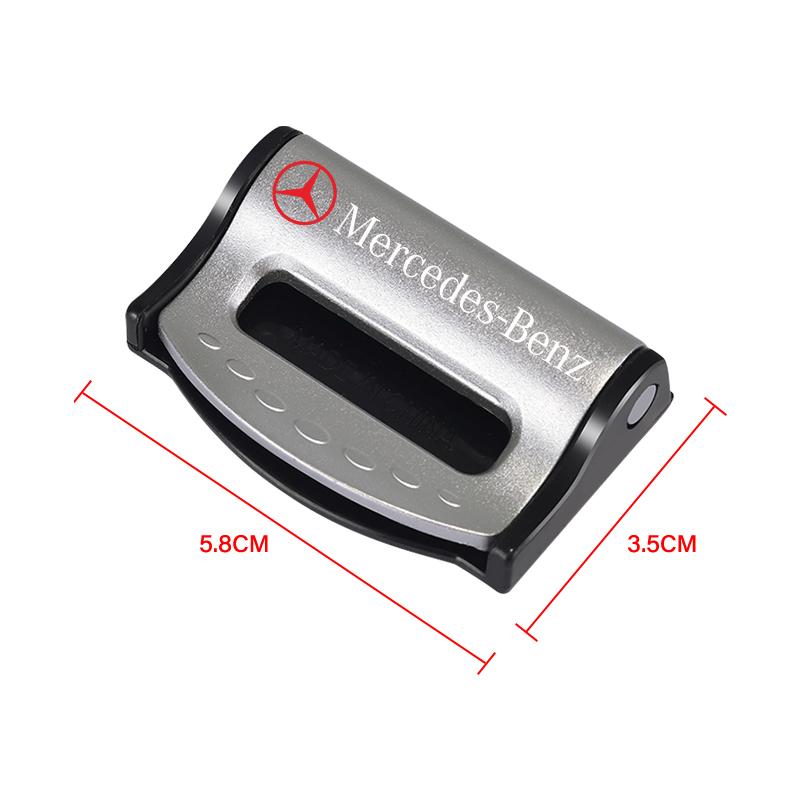 2 шт. Зажим для пряжки ремня безопасности автомобиля, стопор ремня безопасности, регулировочный зажим для Mercedes-Benz AMG C500 C200 C300 A B C E GLA CLA GLK GL ML GLE W204 W205 W211