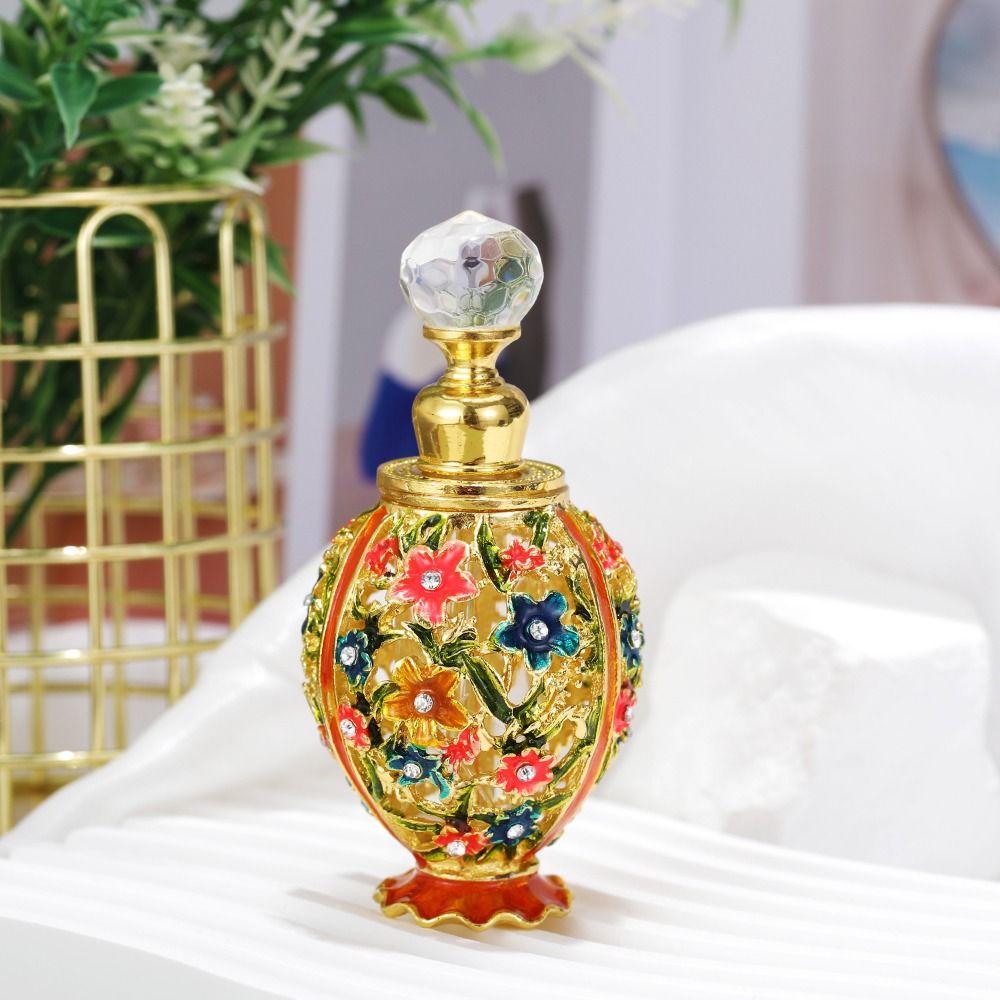 Винтажный стеклянный пустой флакон для духов 12 мл дорожные косметические контейнеры домашний декор