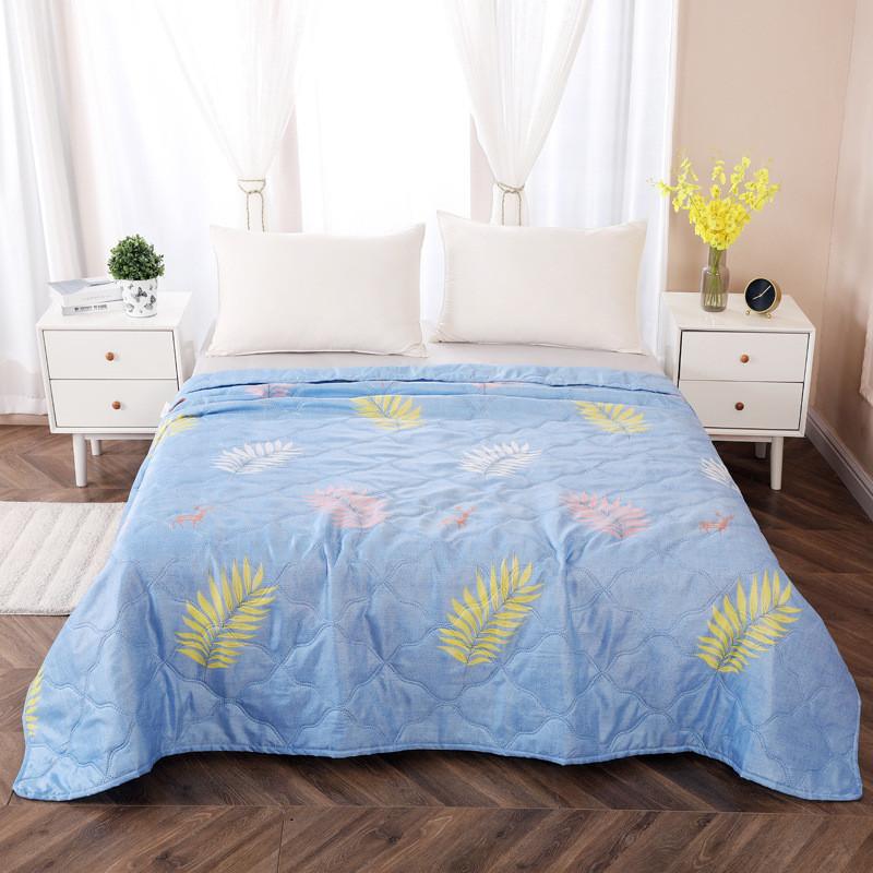 Flower Summer Rabbit Bear Print Air Conditioner Quilt With Gift Box Bedroom For