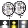 Aoling 5.75 Inch LED Headlight, Round Headlight, 12 V, 24 V, Wide Angle, White,