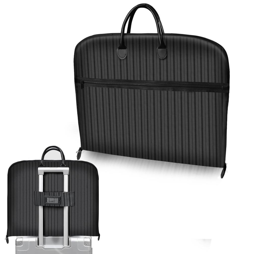 Gmasking Garment Suit Storage Large Garment Faux Business Prevents Black 100 x 60CM Case, Case, Capacity, Bag, Leather, Trips, Travel, Business,