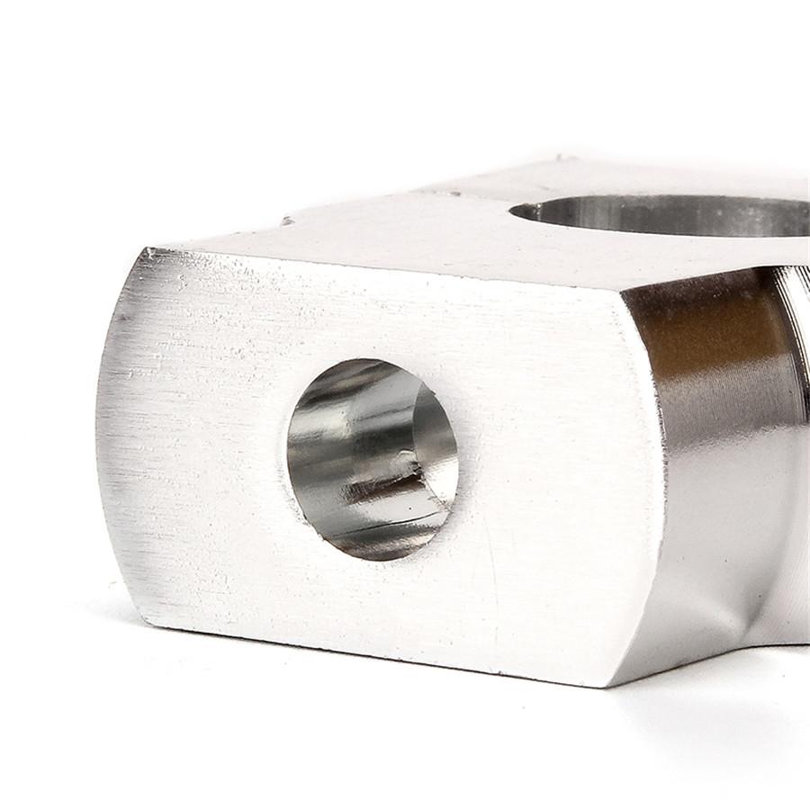 Универсальный 7/8" 22 мм Серебристый Мотоциклетный Крепеж на Руль Подъемник Алюминиевый Сплав ЧПУ Подъемники Руля Зажимы Для Yamaha Honda Kawasaki BMW