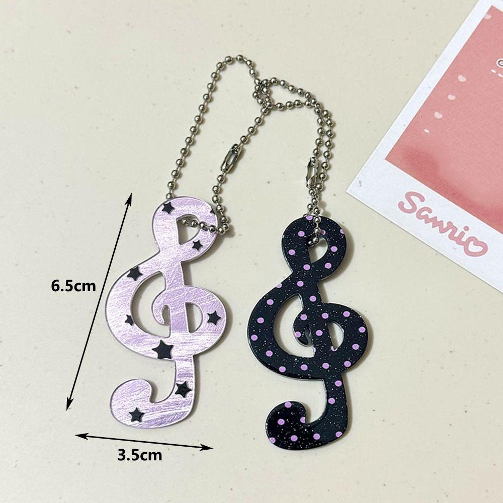 Glitter Acrylic Pendant Acrylic Mobile Phone Pendants Cute Cartoon Star Charm Key Ring